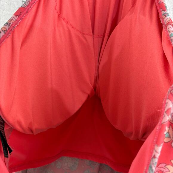 Coco Reef 2 Piece Tankini Top High Waist Bottom Padded 32DD/Small Pink Paisley - Picture 12 of 14